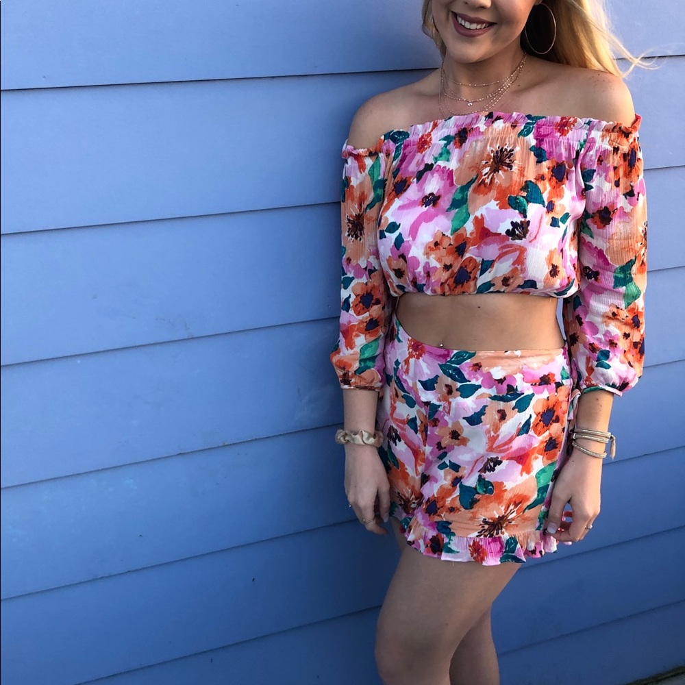 Floral Two Piece Set